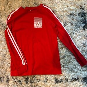 Adidas Bold Red Crewneck Tee